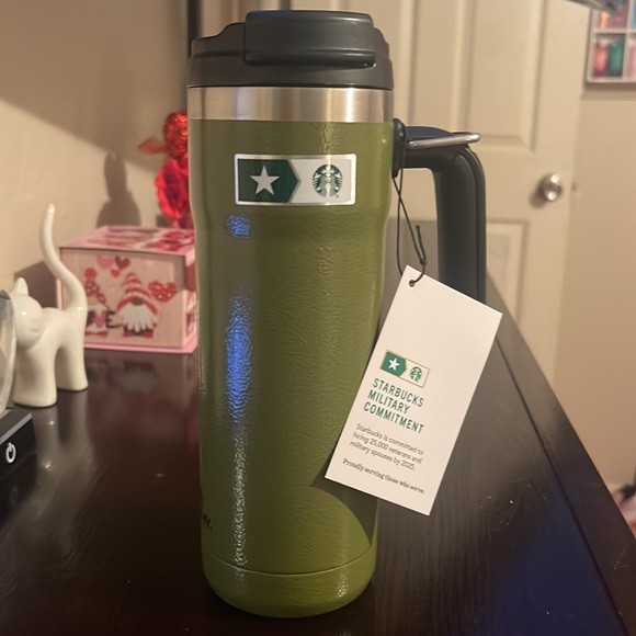 Limited Edition Stanley + Starbucks Military 20oz Mug. Military green, r… - Picture 1 of 14
